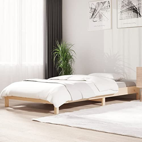 Homgoday Lit empilable 90 x 190 cm en pin massif