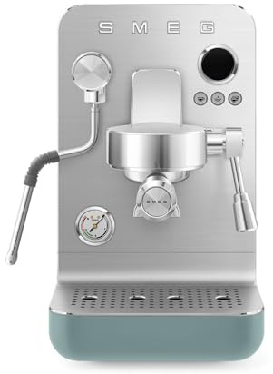 Smeg Expresso Vert Emeraude Mat 15b/ecran Lcd Collezione /1 - EMC02EGMEU