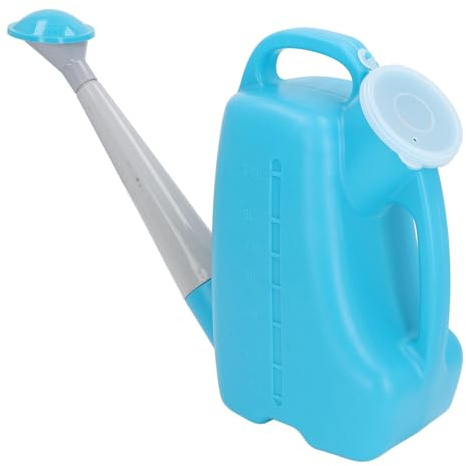 Haofy Jarra de Riego de Jardín con Indicador de Nivel de Agua, Bote de Agua con Pico Largo para Granja Agrícola, Amplia Aplicación para Todas Las Plantas (Azul Oscuro)