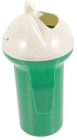 CVUTOVO Secchiello da Bagno a Forma in Eva Verde Funzione di Risciacquo Shampoo e Protezione degli Occhi, in Piscina al Mare