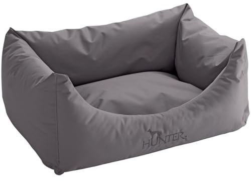 HUNTER Gent Hundesofa, wasserabweisend, schmutzabweisend, antibakteriell,80 x 60 cm, grau