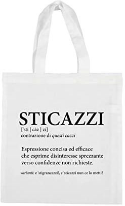 le herisson Shopping Bag tote sticazzi Borsa mare regalo divertente