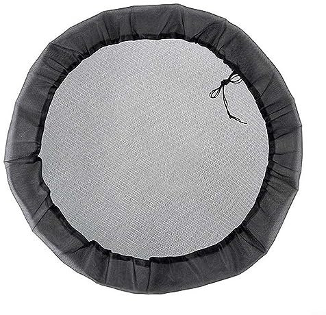 pour Filet de protection réglable pour tonneau de pluie avec cordon de serrage pour seau d'eau de jardin extérieur 120 cm