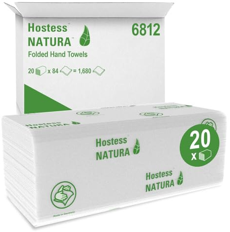 Hostess® NATURA Papierhandtücher 6812 2-lagig C-Falzung, 1680 Stück
