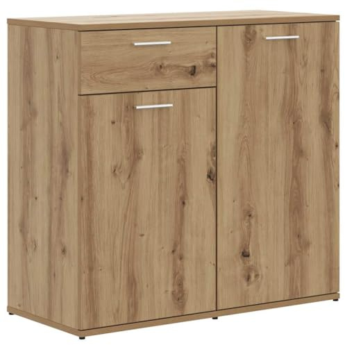 vidaXL Aparador de Madera contrachapada Color Roble Artesano, Mueble, Armario, Armario Alto, Mueble aparador, Armario de Almacenamiento