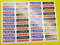 SLOTCAR SCALEXTRIC 1/32nd Barrier sticker aufkleber Michelin winkelstreifen x56