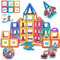 Theefun Magnetic Building Blocks, 136 Pcs Magnetic Tiles Toys for 3-8 Year Old Boys & Girls - STEM Creativity Gifts