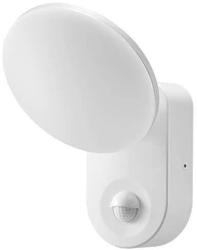 Adviti RIOLIT Lampada da Esterno con Sensore di Movimento 15W 1100lm IP65 4000K (Bianca)