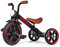 KRIDDO Kids Tricycles Age 2 Years to 5 Years, 12 Inch Puncture Free Rubber Wheel w Front Light, Adjustable Seat Height, Gift Toddler Tricycles for 2-5 Year Olds, Trikes for Toddlers, Black