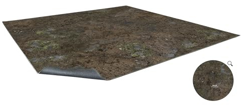 Battle Systems Muddy Streets Gaming Mat 2x2 - Grid