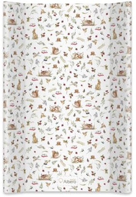 Albero Mio Table à langer rigide | 80 x 47 cm | Table à langer pour lit d'enfant ou commode | Table à langer avec pieds de sécurité | Table à langer pour bébé | Extension garçon et fille | Amis de la