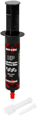 Errecom BKR 6102 HIGH PERFORMANCE Lube Bike Chain for all Weather Conditions - 60 ml, ensures Excellent Performance, Fluorescent Formula, Cartridge with Drop and Huggie Application Systems