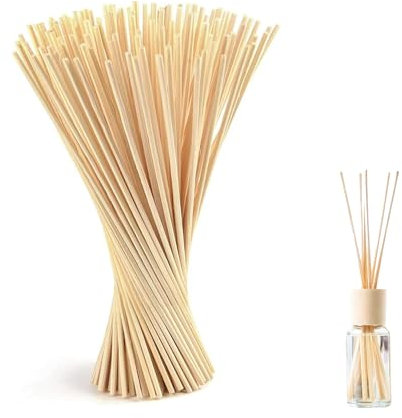 DHWEKU 50 Stück Diffuser Stöcke, Geruchlos duftstäbchen, raumduft stäbchen, duftstäbchen nachfüllpack, für Raumduftspender Büro Zuhause Raumduftspender,20cm