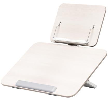 Buhelyc Atril para Libros Soporte Atril Lectura Ajustable para Libros/Revista/Recetas/Partituras Altura Ajustable para Notas,Recetas