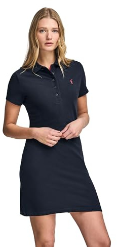 Polo Club Robe Polo avec Logo Femmes 100% Coton