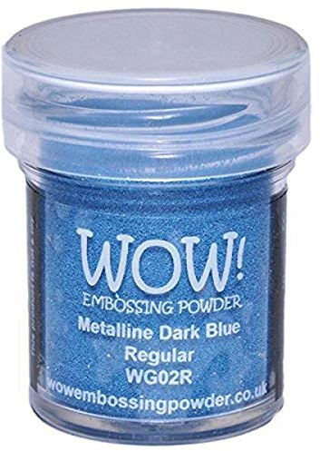 Wow Embossing Powder 15ml-Dark Blue Metalline