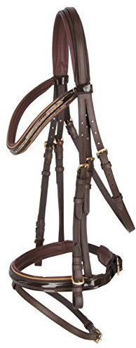 Kerbl 3210490 Trensenzaum Kingston, Braun Pony, Englisch Komb. Modell, 2.5 kg (1er Pack)