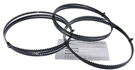 Juego de 3 hojas de sierra de cinta de madera 2240 x 6 x 0,65 mm 6 ZpZ para Makita Metabo Atika Güde Scheppach