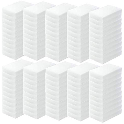 100 pezzi spugne magiche superfive Spugne Magiche Spugne magiche per gomma 10x6x2 cm adatto per pulire sporco e polvere in cucina bagno accessori per computer scarpe da piscina ecc