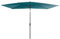Happy Garden Parasol droit HAPUNA rectangulaire 2x3m bleu avec manivelle. Parasol droit inclinable.