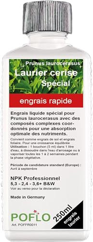 Engrais pour laurier-cerise, laurier Prunus laurocerasus 250ml