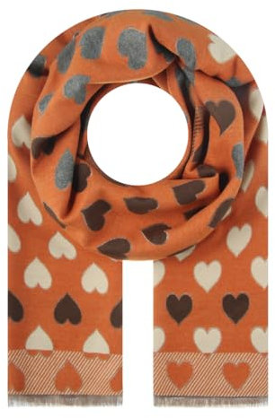 Majea Damenschal Winterschal Strickschal Damen Schal (880044) (orange 10)