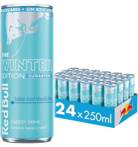 Red Bull Bebida energética Edition vainilla helada y bayas Sin Azúcar Can 24 x 250 ml