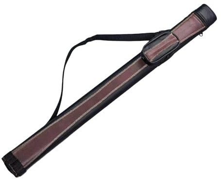 Milageto Billiard Cue Case, Portable Storage Container with Adjustable Shoulder Strap for The Snooker Club, Style C