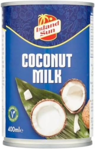 Island Sun Coconut Milk 400ml, White, PACK OF 6