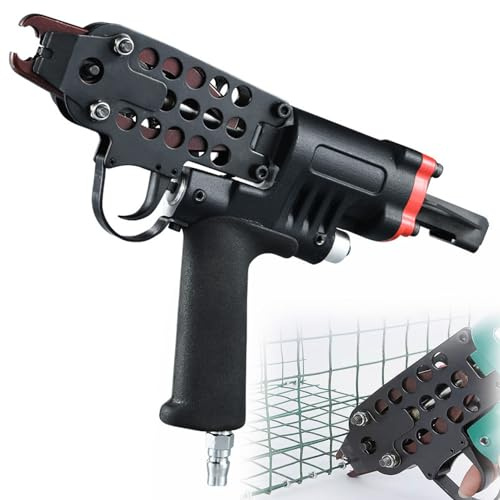 Pneumatiskt nagelverktyg, nagelpistol av C-typ för träbearbetning, C-ringspikpistol för gör-det-själv-projekt, pålitlig lufttryckshäftapparat för stängsel och hemförbättring