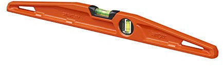 STANLEY FATMAX Nivel MLH trapezoidales, longitud 50 cm, cuerpo de aleación ligera, N° burbuja 2, precisión 0.5mm/m, base mecanizada, acabado de pintura epoxy, 1-42-313