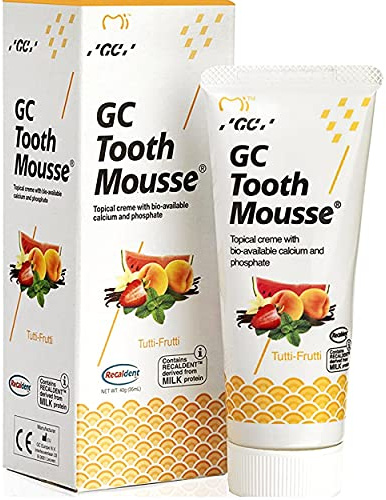 GC Tooth Mousse Toothpaste Tutti-Frutti, Pack of 1 (1 x 40 g)