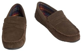 Marks & Spencer Zapatillas de Ante con Freshfeet™ Marrón Oscuro EU 40½