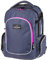 Walker 42117-267 - Rucksack Campus Evo Blue-Ivy-Pink mit 3 Fächern, Laptop-Fach, Seitentaschen, Rücken-Polsterung, höhenverstellbarem Tragesystem, wasserabweisend, Backpack für Schule, Uni und Büro