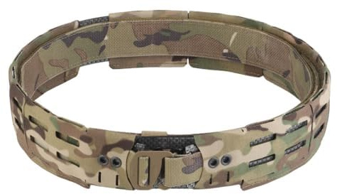 Peminkoo Cintura Tattica 2 in 1 Molle per addestramento alla Caccia Cintura da Combattimento Chiusure sostituibili Cintura combinata Leggera per Softair e Giochi di Guerra (CP,M(UP to 103CM))