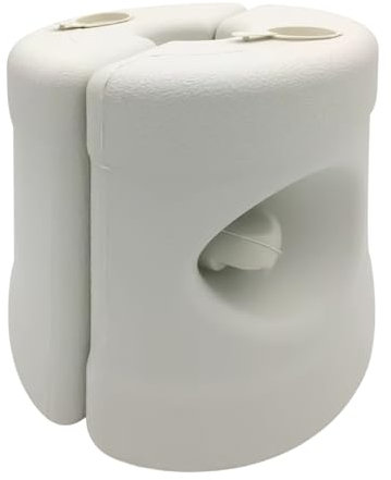 Zetqhuu Pied De Parasol Rond Lesté, Pieds De Pavillon Remplissables d'eau Ou De Sable, Facile À Monter, pour Terrasse De Piscine, Jardin Et Arrière-Cour