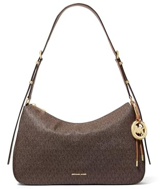 Michael Kors MD TZ HOBO SHLDR BRN/ACORN