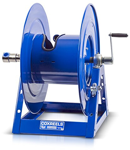Coxreels 1175-6-100 Hand Crank Hose Reel: 1 I.D., 100' Hose Capacity, Less Hose, 3000 PSI