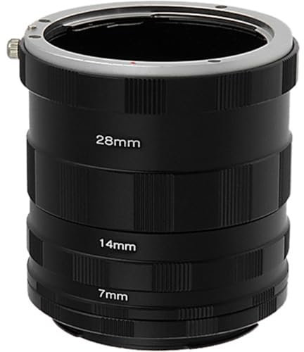Fotodiox Macro Extension Tube Set Compatible with Sony A-Mount (Minolta AF) Cameras - for Extreme Macro Photography