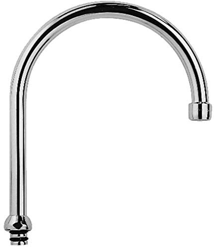 Paffoni ZCANA019CR Canna tubo “Ombrello” con aeratore Ø18 mm - interasse 185mm per artt. 054-057-180 Iris/Viola