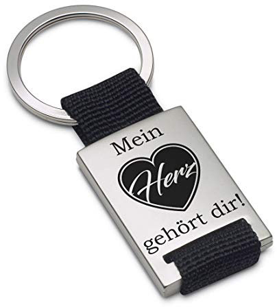 Lieblingsmensch Schlüsselanhänger Modell: Mein Herz gehört dir! - Textil