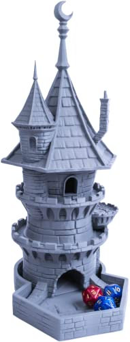 3D Vikings Wizard Dice Tower, Torre di dadi perfetta per dungeons and drons, giochi di ruolo da tavolo, giochi in miniatura e giochi da tavolo
