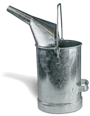 Messeimer aus Stahlblech, verzinkt, mit innenliegender Skala, 5 Liter Volumen