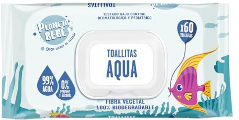 DIA PLANETA BEBÉ toallitas aqua bolsa 60 unidades