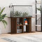 SECOLI Aquariumständer Aquariumschrank Aquariumregal Aquarienunterschrank Aquarium Unterschrank Holzwerkstoff-Braune Eiche-100 x 40 x 60 cm