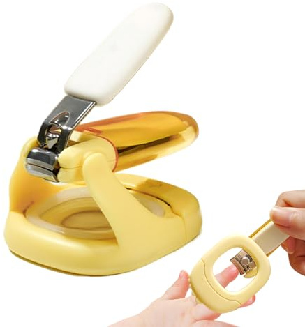 Cortauñas Para Bebés Con Luz: Herramientas Para Peinar Las Uñas, Cortador De Dedos De Bolsillo Para Viajes, Tijeras De Viaje Portátiles, Cortaúñas De Acero Inoxidable | Herramienta De Aseo Confiable P