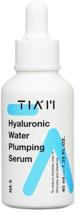 TIAM| Hyaluron-Wasser-Aufpolsterungsserum | Feuchtigkeitsspendendes Hyaluronsäure-Serum für das Gesicht Panthenol | Koreanisches Hautpflege-Hyaluronsäure-Gesichtsöl | Hyaluron-Serum-Hautpflege