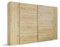 Rauch Möbel Kronach, Kombischrank, Schrank, Kleiderschrank, Schwebetürenschrank, Eiche Artisan, Holz, 4-türig, Inklusive 2 Kleiderstangen, 10 Einlegeböden, BxHxT 311x210x59cm