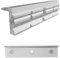 Schraubstock Schutzbacken 125 mm – Hochwertige Schonbacken aus Aluminium, eloxierte Premium-Spannbacken mit starken Magneten, 2-teilige Klemmbacken mit Prismen