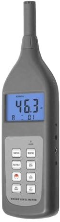 Decibelmätare, Ljudnivåmätare Digital brusmätare 30dB~130dB 20Hz~12 500Hz Lp Leq Lmax LN Ljudnivåmätare